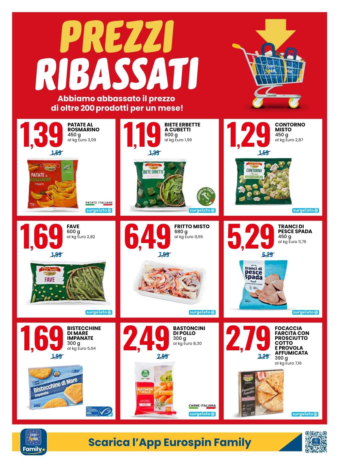Pagina 2. del volantino Eurospin - Ribassati Luglio