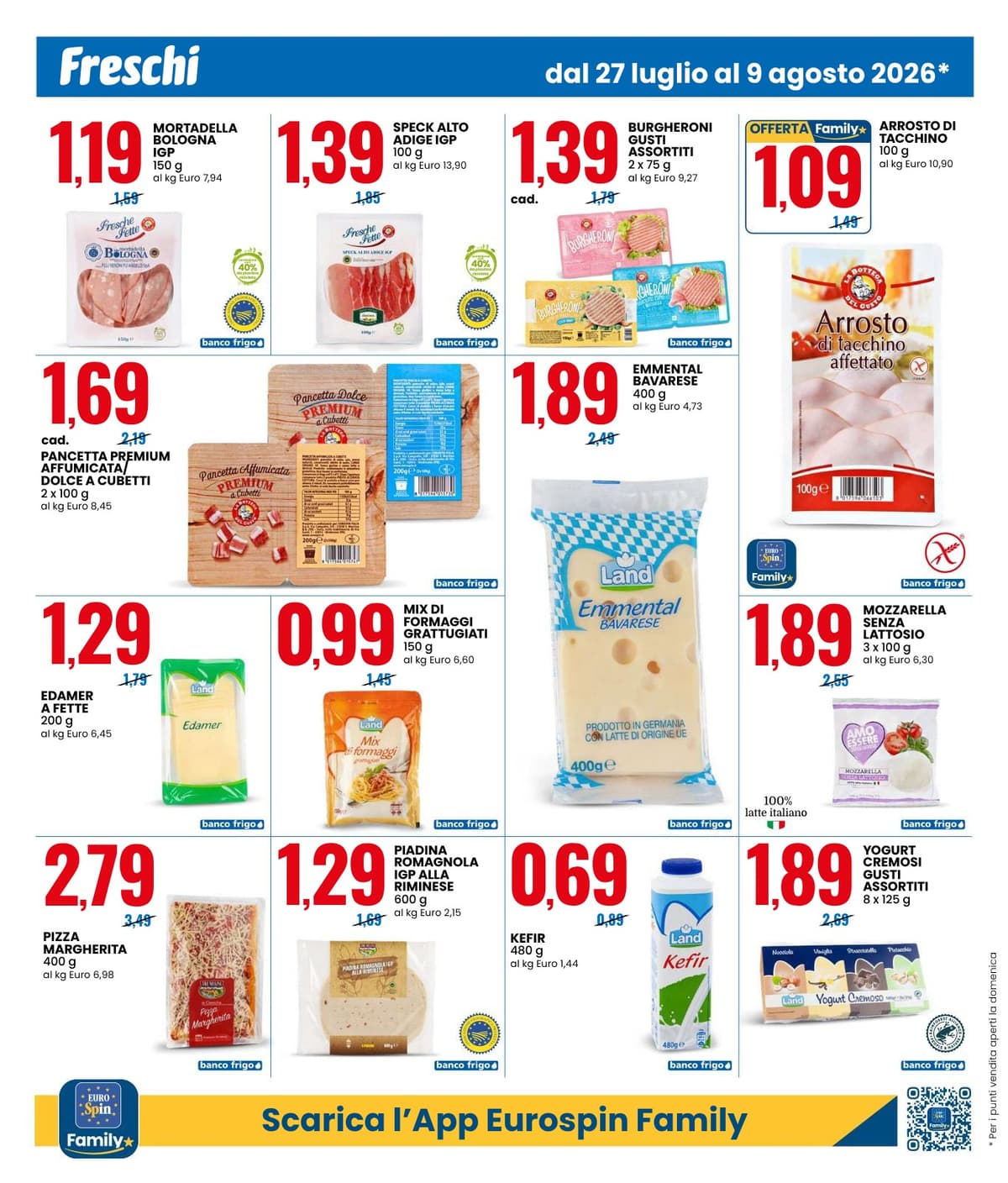 Pagina 2. del volantino Eurospin - SPECIALE GRIGLIATA E GELATI