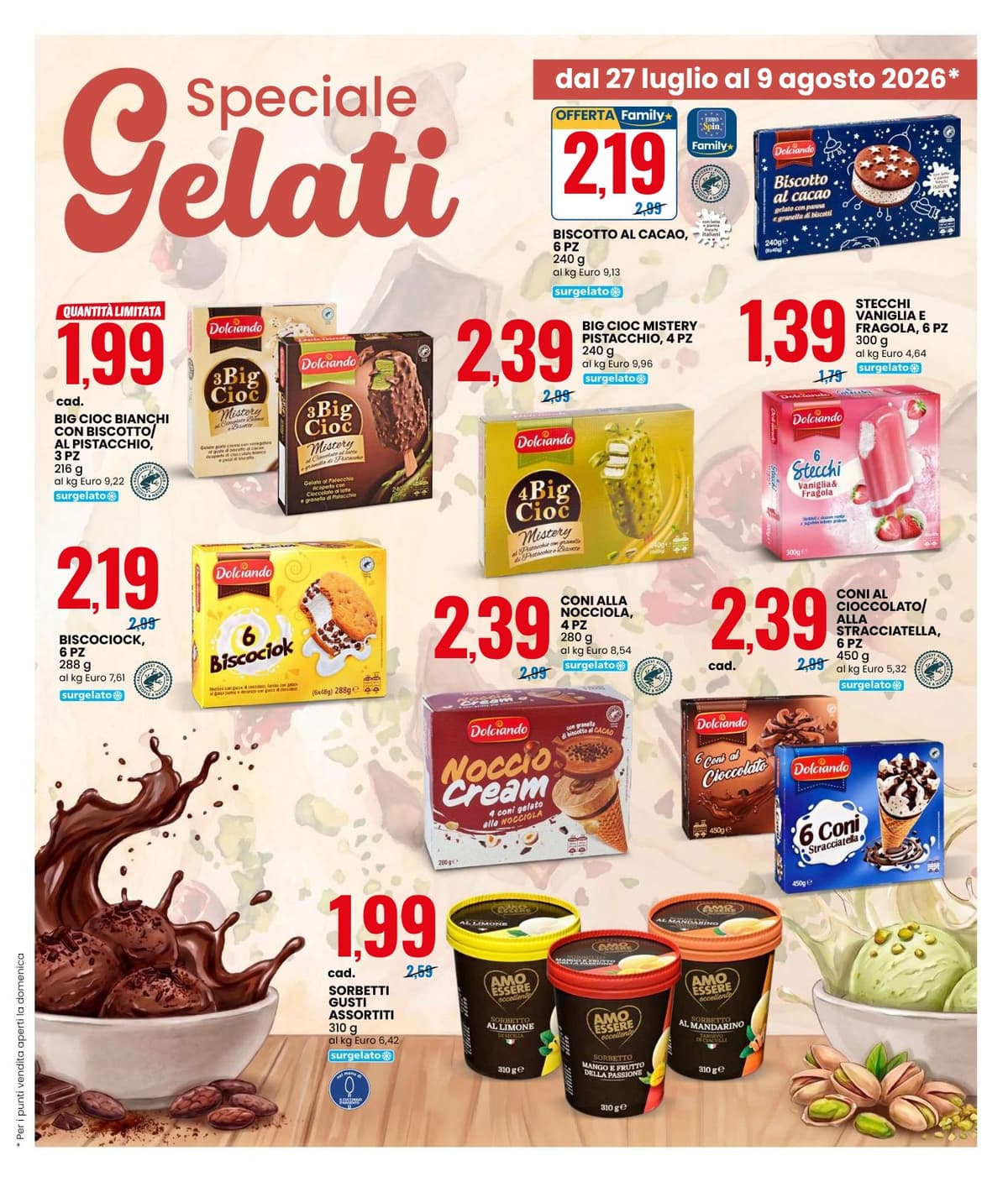 Pagina 7. del volantino Eurospin - SPECIALE GRIGLIATA E GELATI