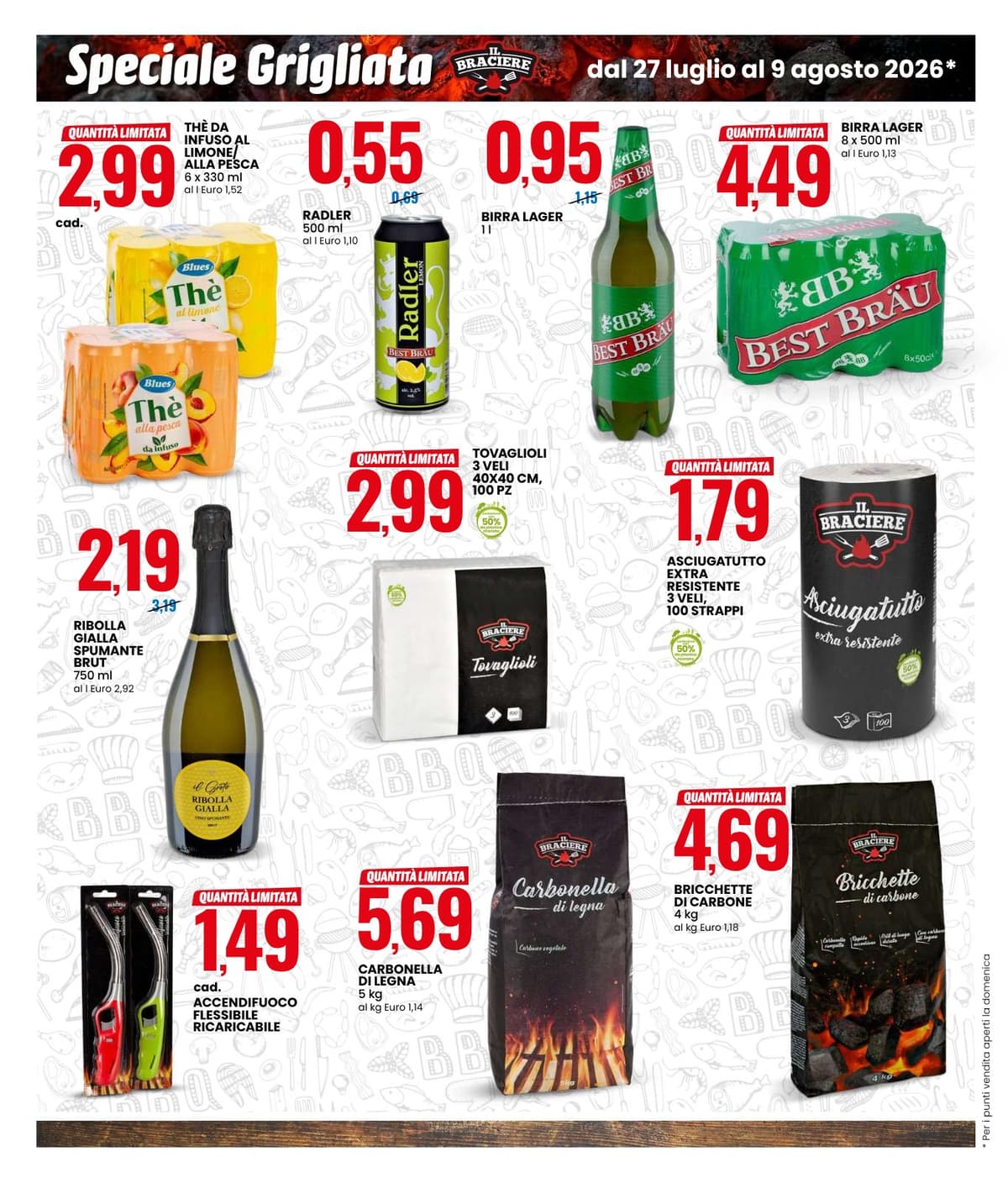 Pagina 10. del volantino Eurospin - SPECIALE GRIGLIATA E GELATI dal 28/07/2026