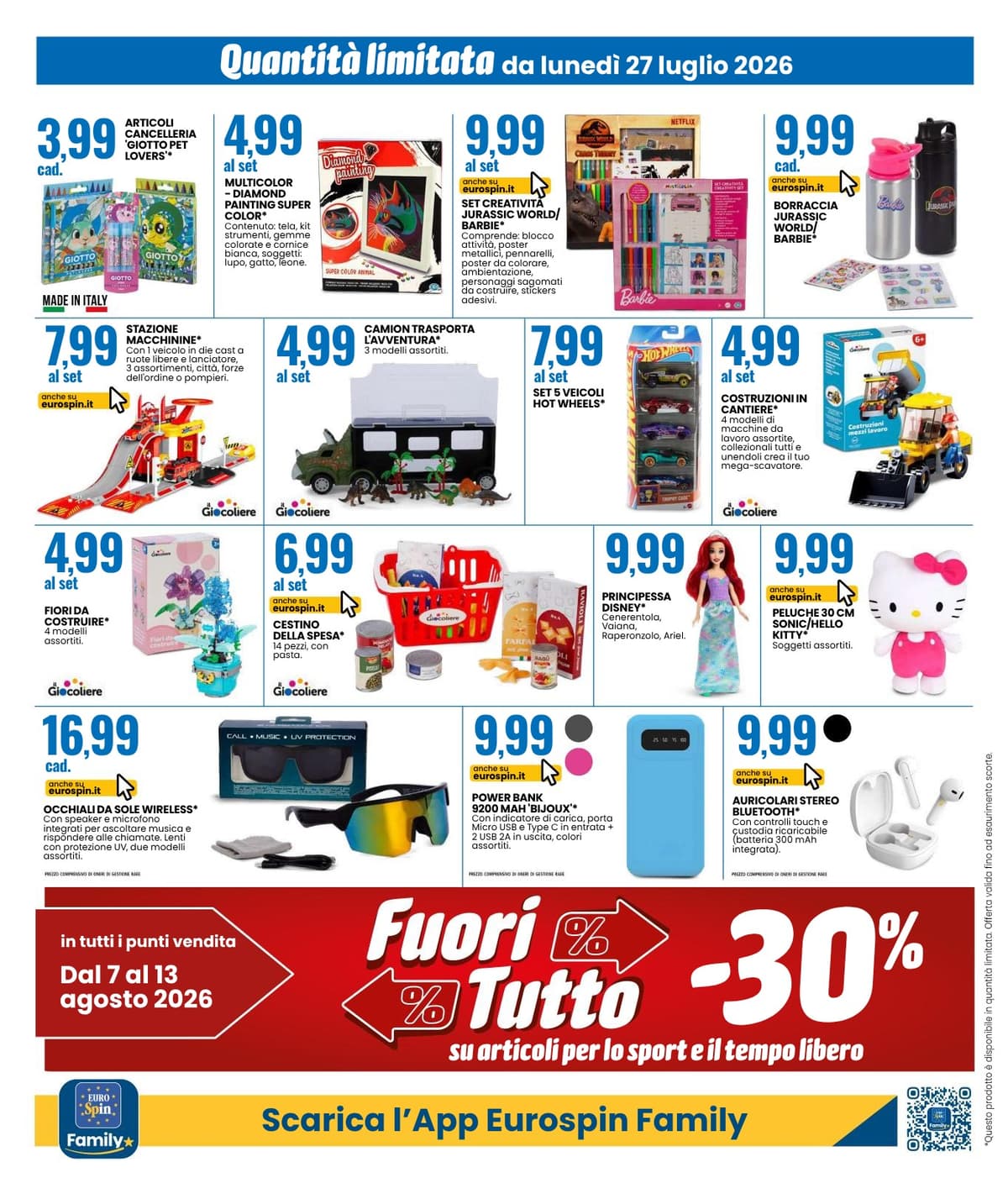 Pagina 18. del volantino Eurospin - SPECIALE GRIGLIATA E GELATI