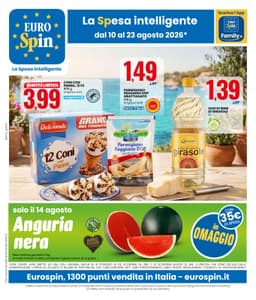Pagina 1 del volantino Eurospin La Spesa Intelligente