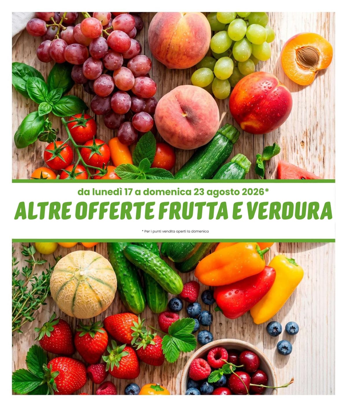 Pagina 1. del volantino Eurospin - ALTRE OFFERTE FRUTTA E VERDURA dal 23/08/2026