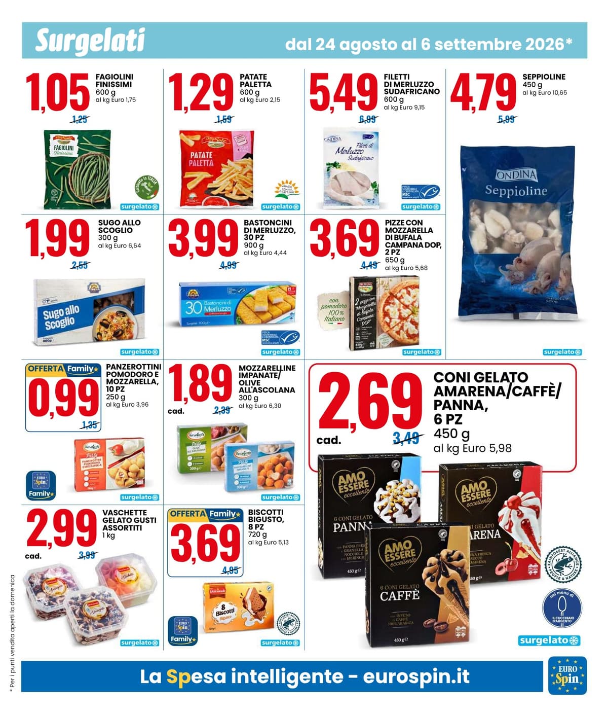 Pagina 9. del volantino Eurospin - La spesa intelligente dal 23/08/2026
