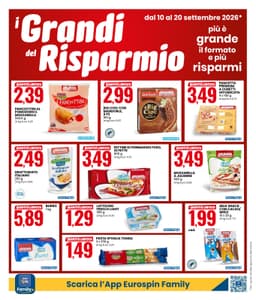 Pagina 2 del volantino Eurospin GRANDI DEL RISPARMIO