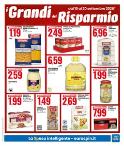 Pagina 3 del volantino Eurospin GRANDI DEL RISPARMIO