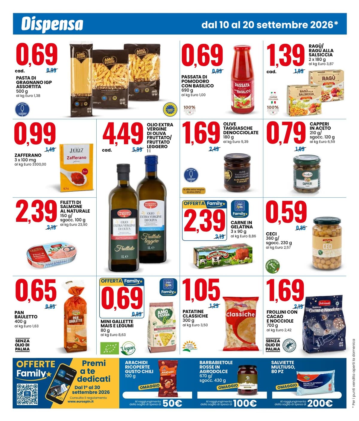 Pagina 6. del volantino Eurospin - GRANDI DEL RISPARMIO
