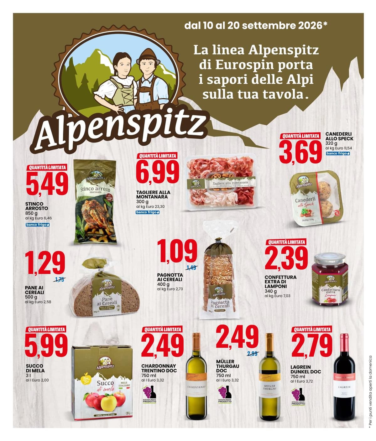 Pagina 10. del volantino Eurospin - GRANDI DEL RISPARMIO