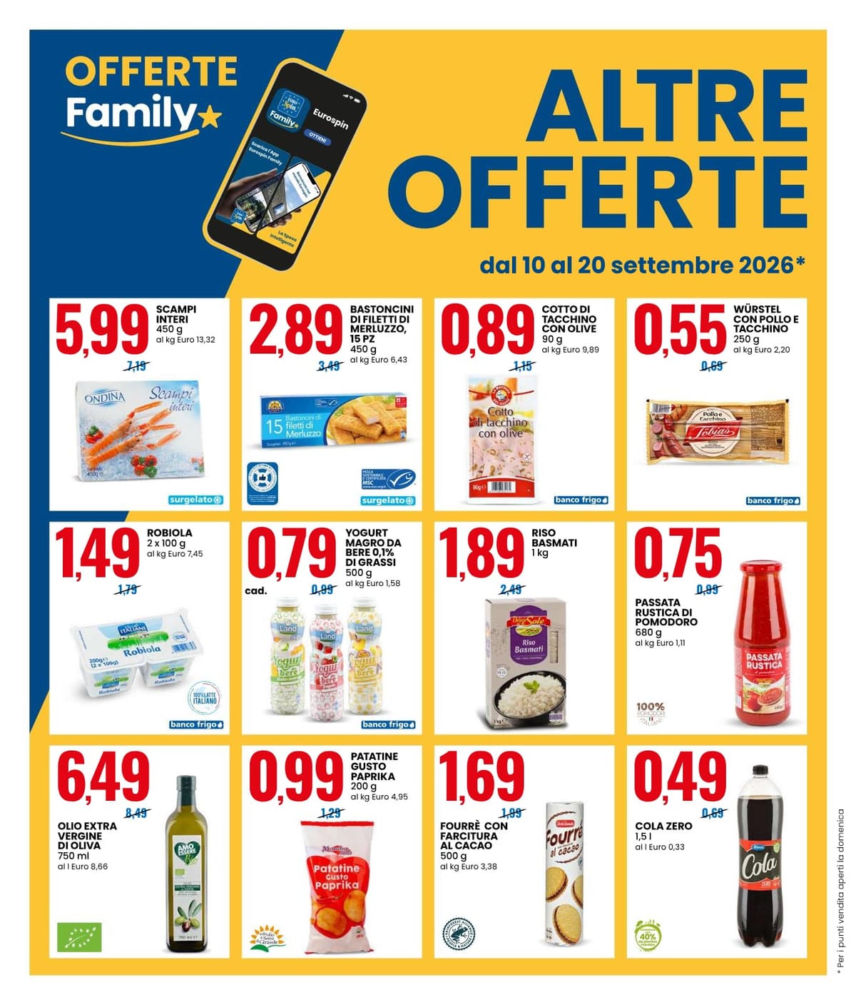 Pagina 14. del volantino Eurospin - GRANDI DEL RISPARMIO