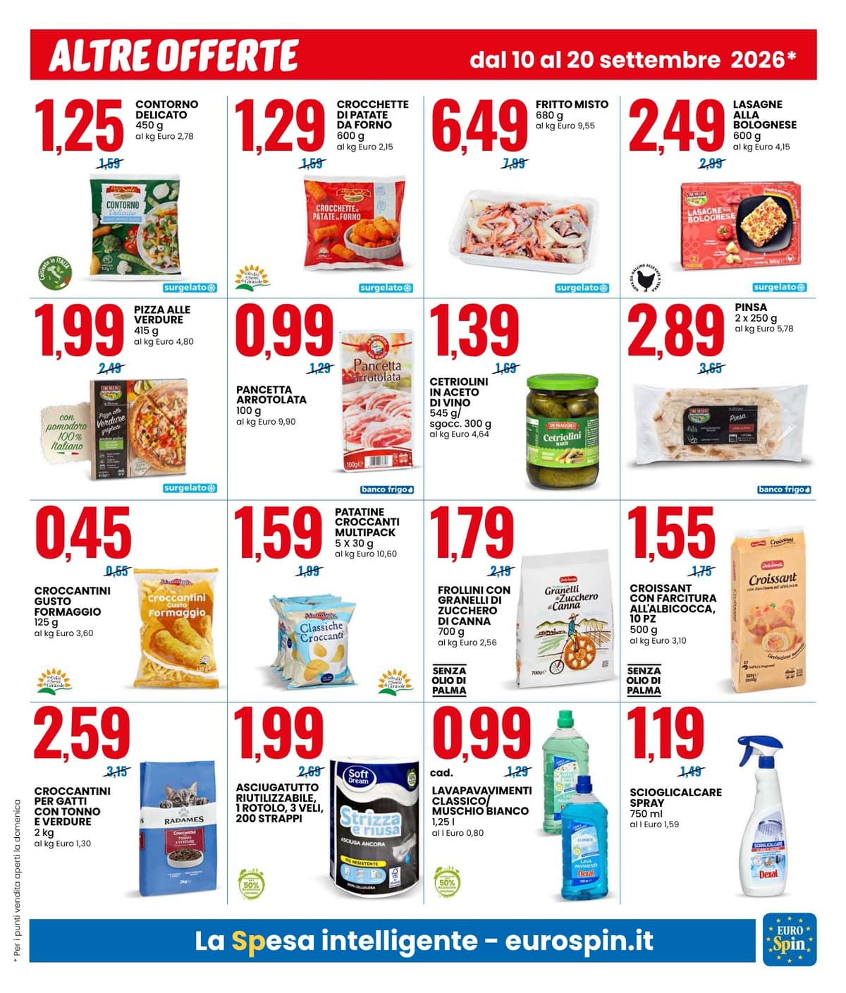 Pagina 15. del volantino Eurospin - GRANDI DEL RISPARMIO