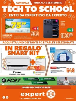 Pagina 1 del volantino Expert Continua Tech to School