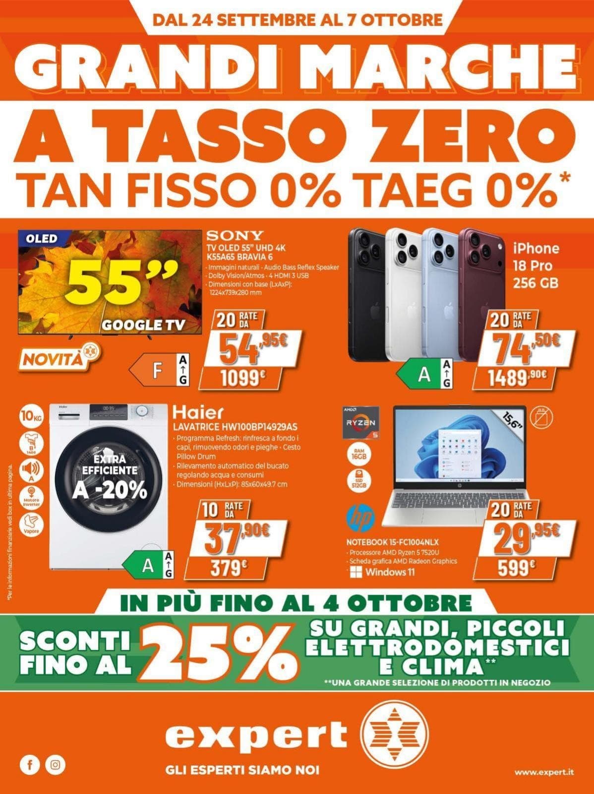 Copertina del volantino Expert Grandi Marche