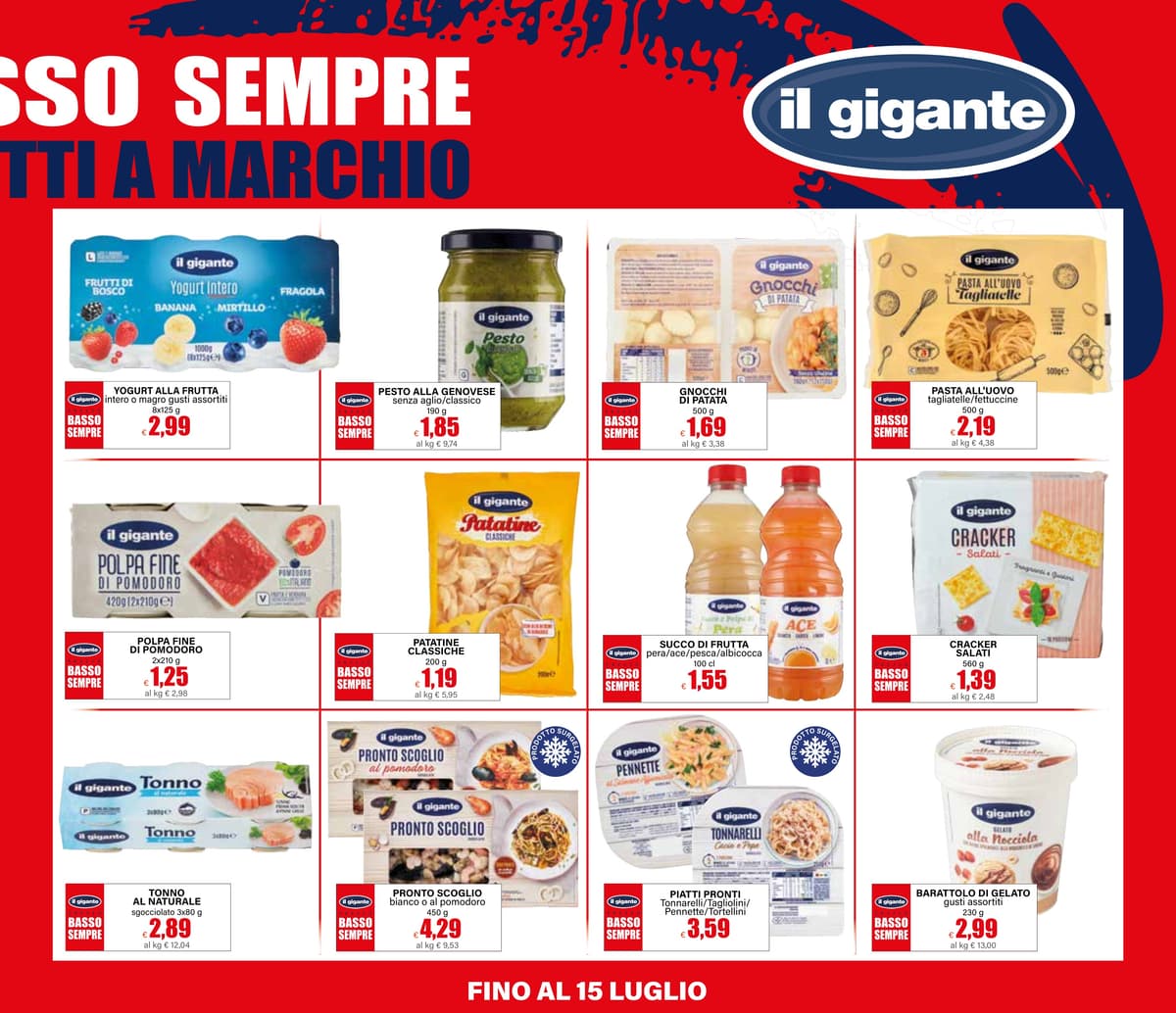 Pagina 3. del volantino Il Gigante - Prezzo basso sempre
