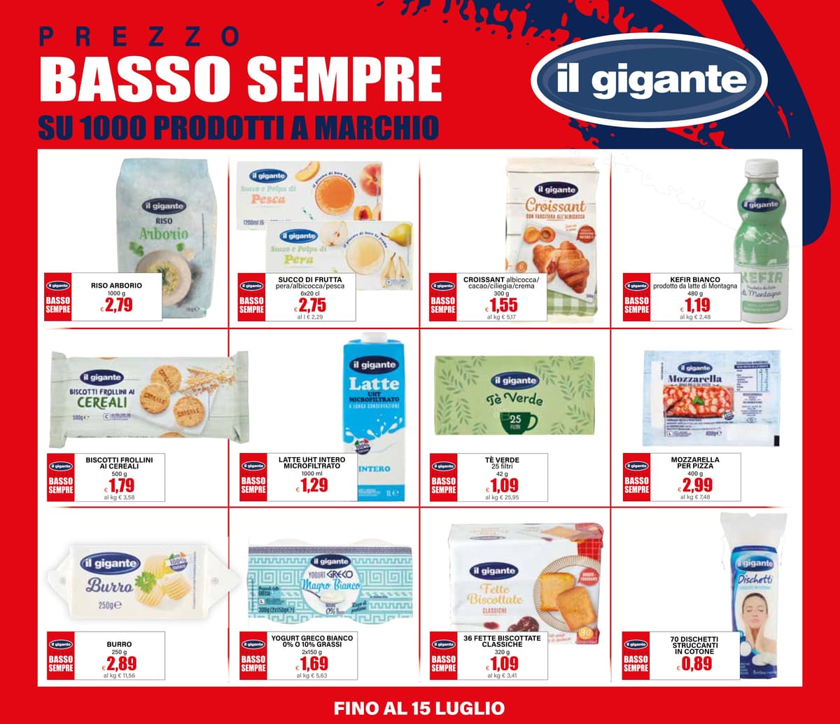 Pagina 5. del volantino Il Gigante - Prezzo basso sempre