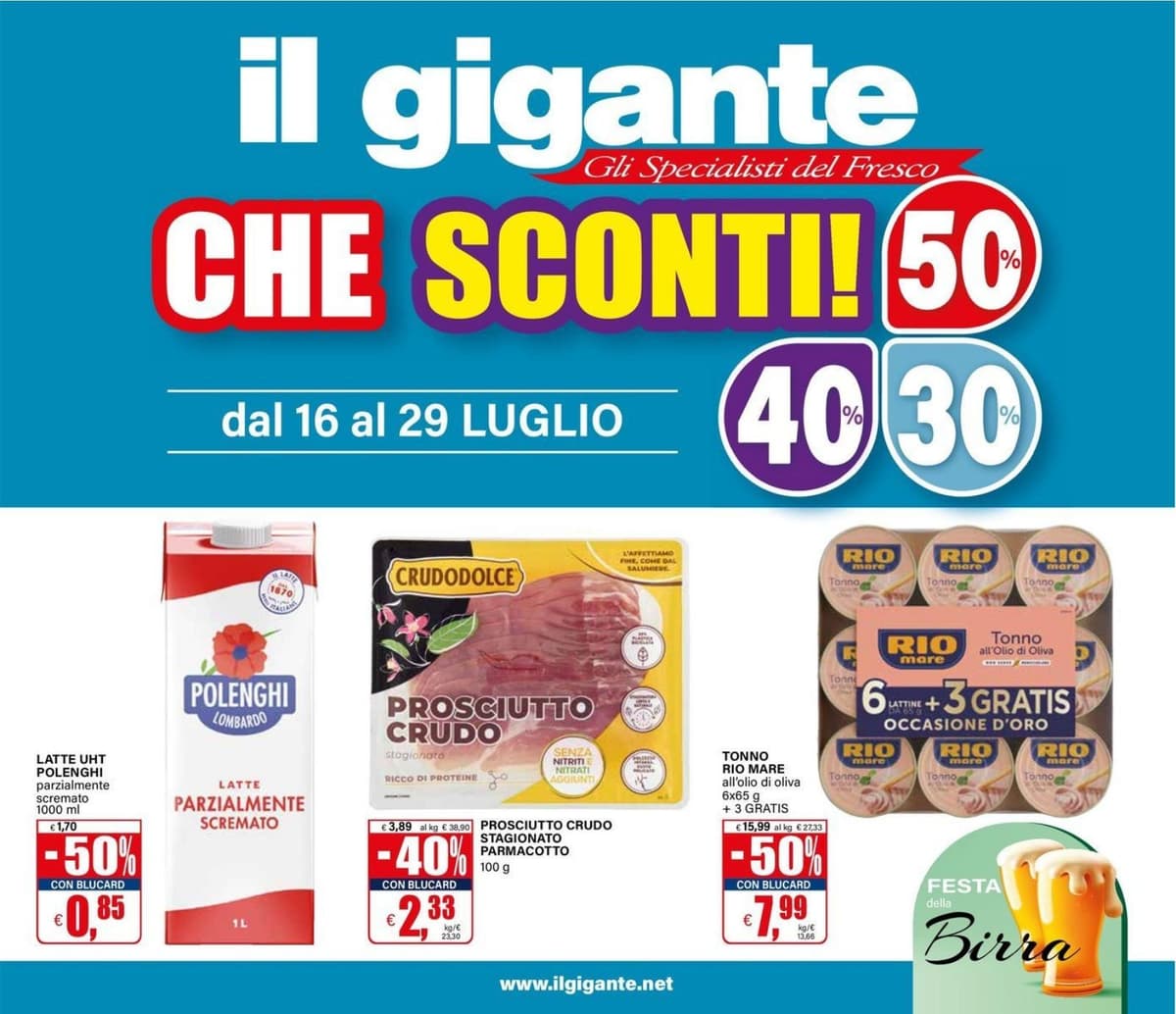 Sconti 30% 40% 50%