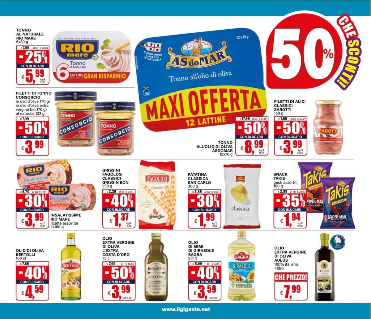 Pagina 3. del volantino Il Gigante - Sconti 30% 40% 50%