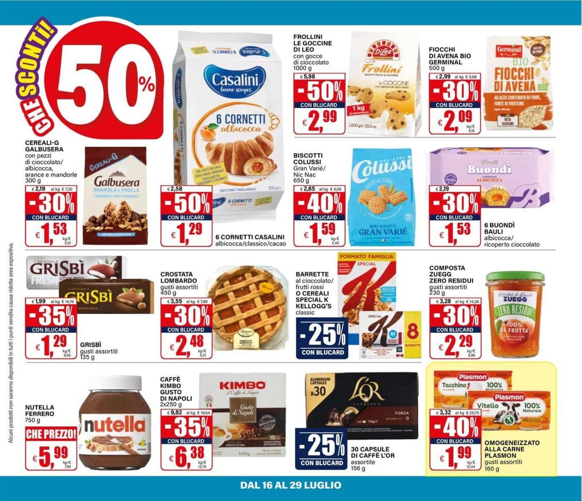 Pagina 4. del volantino Il Gigante - Sconti 30% 40% 50%