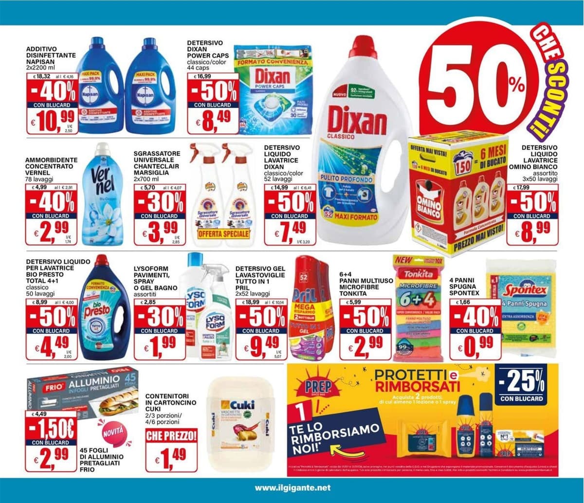 Pagina 13. del volantino Il Gigante - Sconti 30% 40% 50% dal 28/07/2026