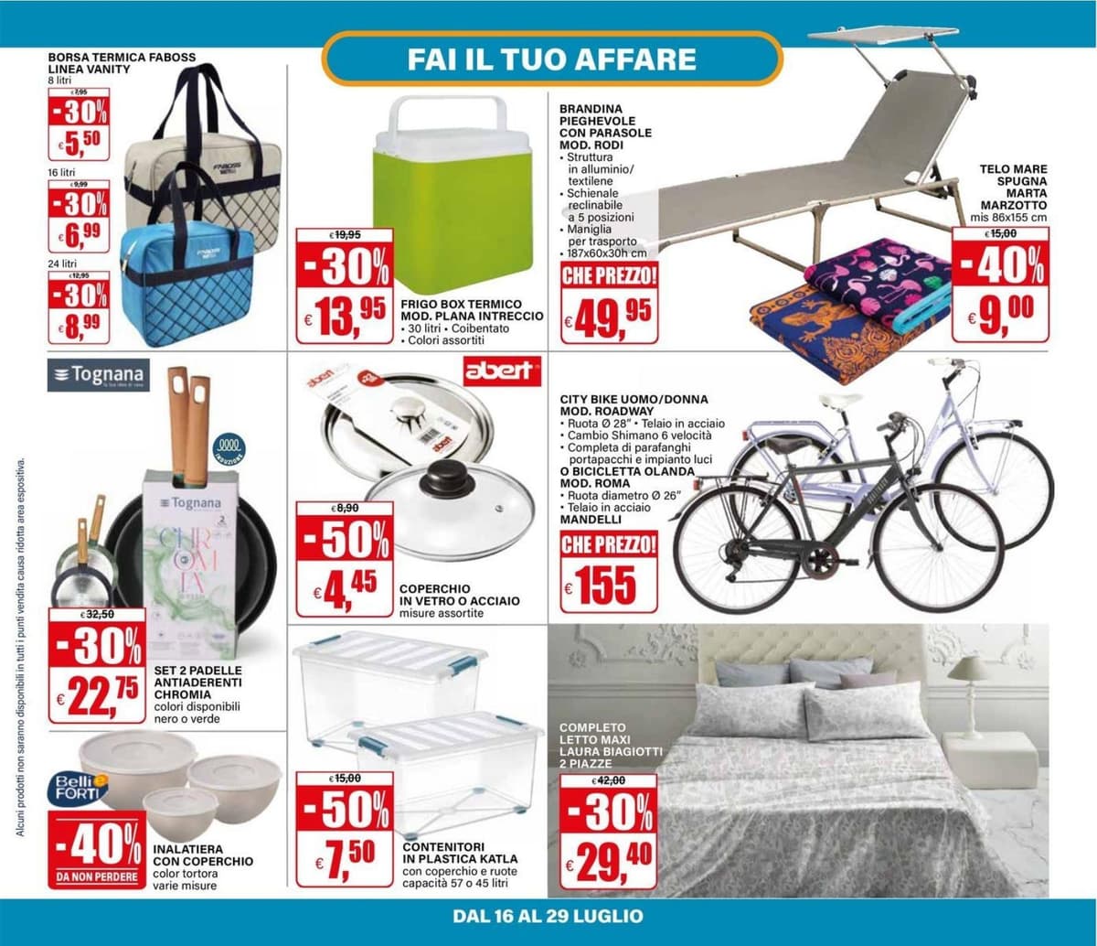 Pagina 16. del volantino Il Gigante - Sconti 30% 40% 50% dal 28/07/2026