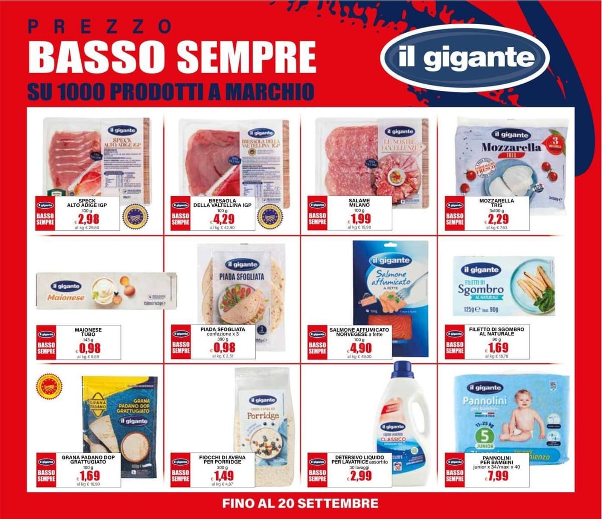 Pagina 33. del volantino Il Gigante - Sconti 30% 40% 50% dal 28/07/2026