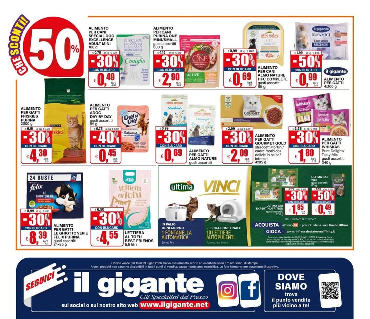 Pagina 34. del volantino Il Gigante - Sconti 30% 40% 50% dal 28/07/2026