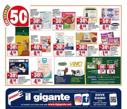 Pagina 34 del volantino Il Gigante Sconti 30% 40% 50%