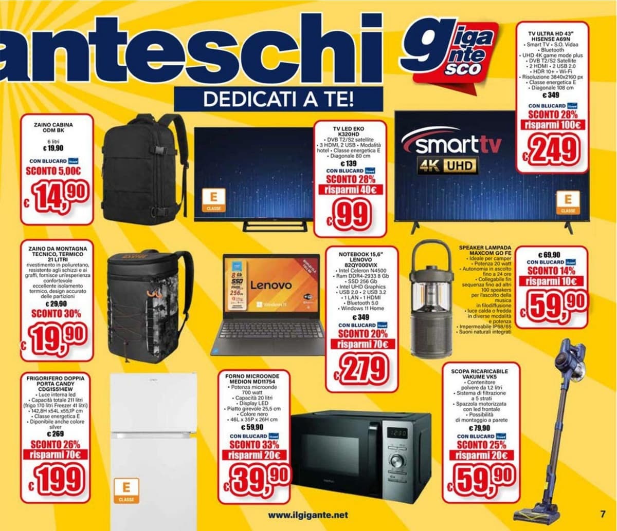 Pagina 7. del volantino Il Gigante - Sconti Giganteschi dal 23/08/2026