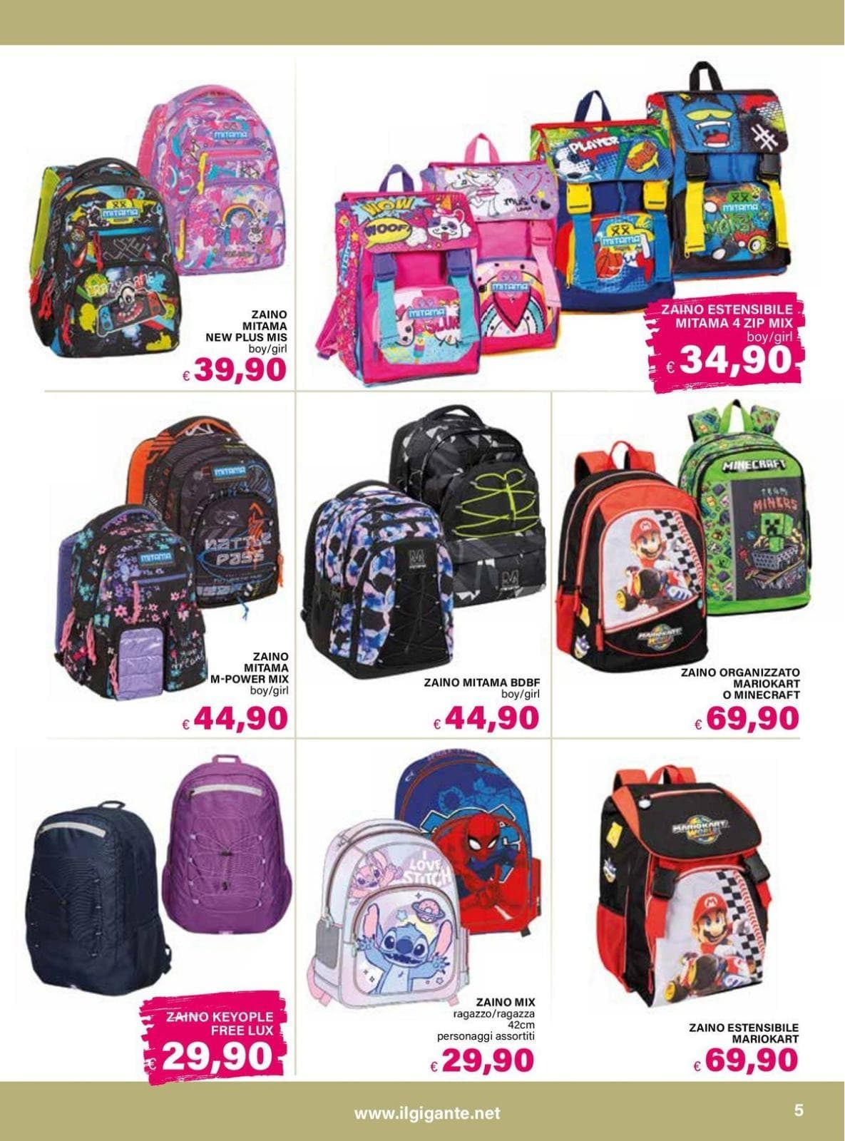 Pagina 5. del volantino Il Gigante - Catalogo Scuola dal 23/08/2026
