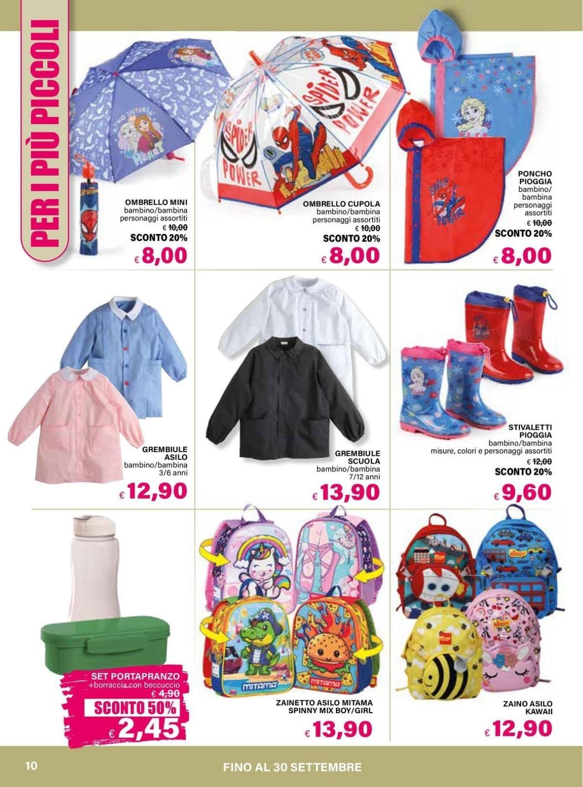 Pagina 10. del volantino Il Gigante - Catalogo Scuola