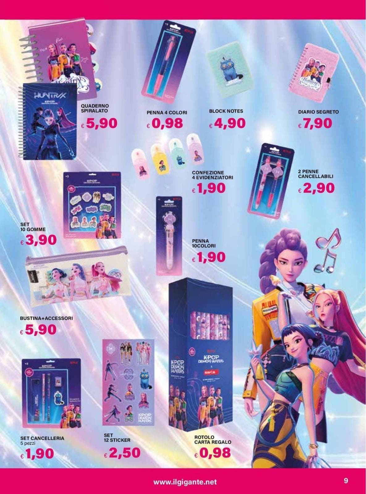 Pagina 9. del volantino Il Gigante - Catalogo Scuola dal 23/08/2026