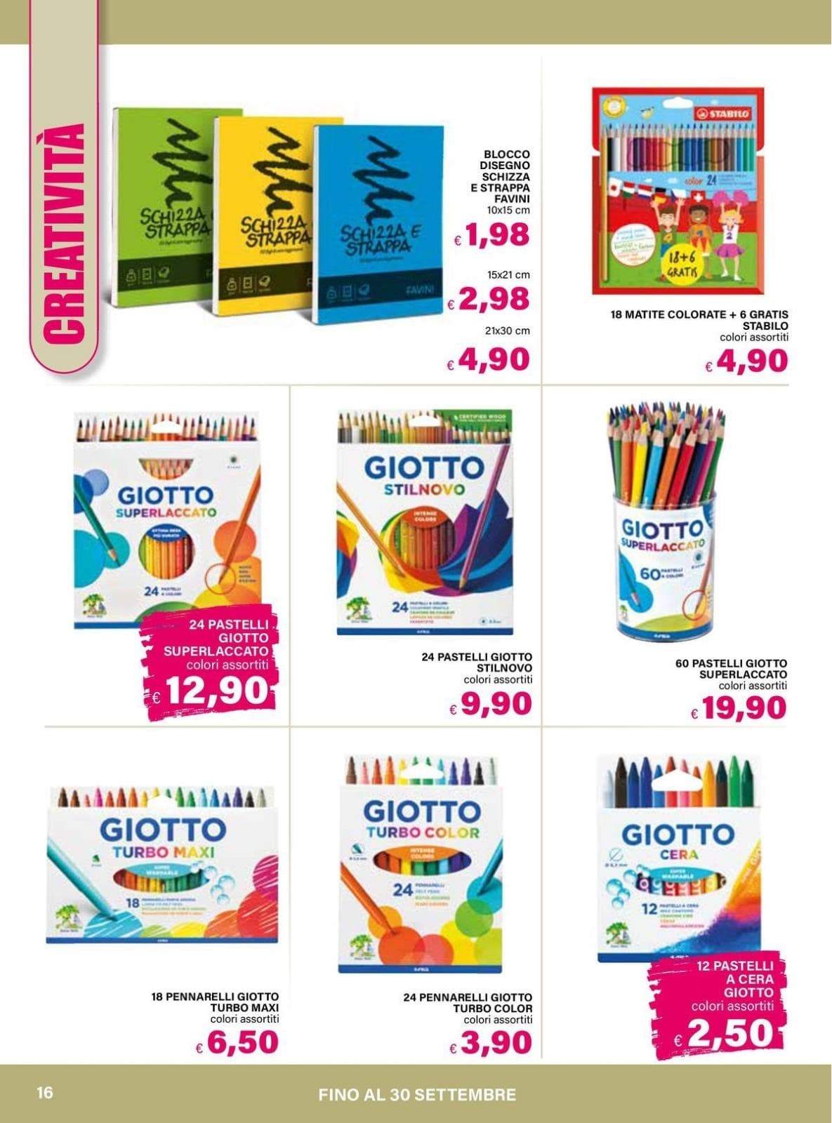 Pagina 16. del volantino Il Gigante - Catalogo Scuola dal 23/08/2026