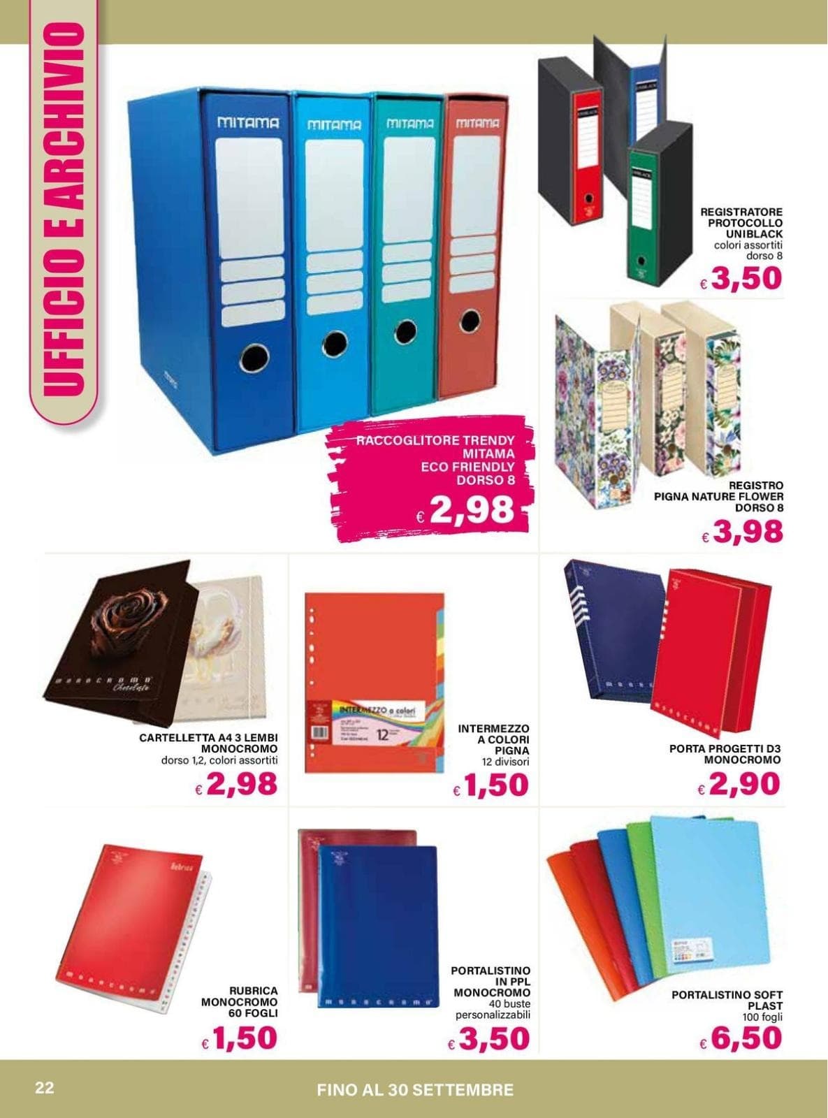 Pagina 22. del volantino Il Gigante - Catalogo Scuola dal 23/08/2026