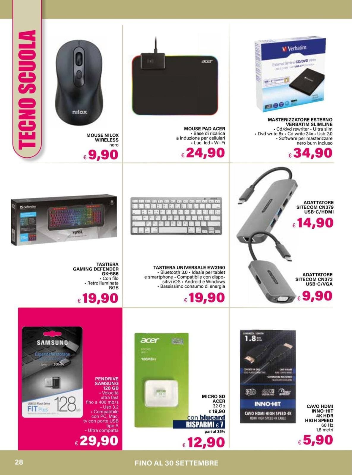 Pagina 28. del volantino Il Gigante - Catalogo Scuola