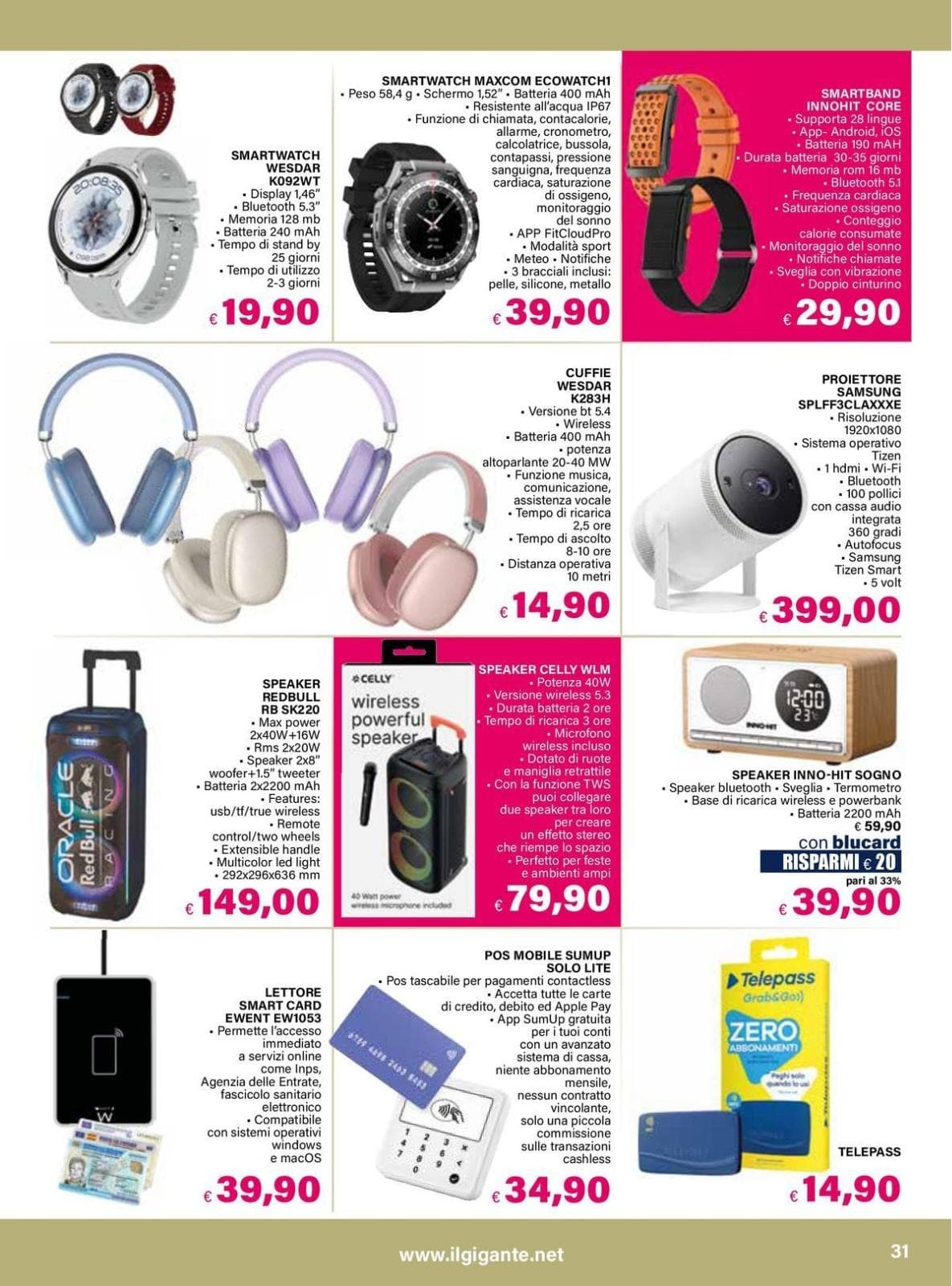 Pagina 31. del volantino Il Gigante - Catalogo Scuola dal 23/08/2026
