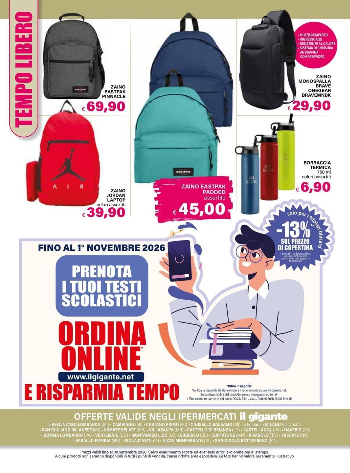 Pagina 32. del volantino Il Gigante - Catalogo Scuola dal 23/08/2026