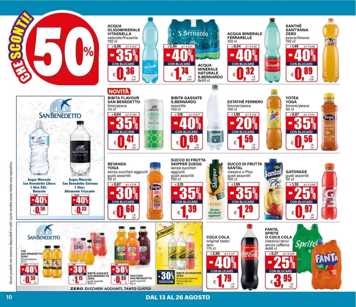 Pagina 10. del volantino Il Gigante - Sconti 30% 40% 50% dal 23/08/2026