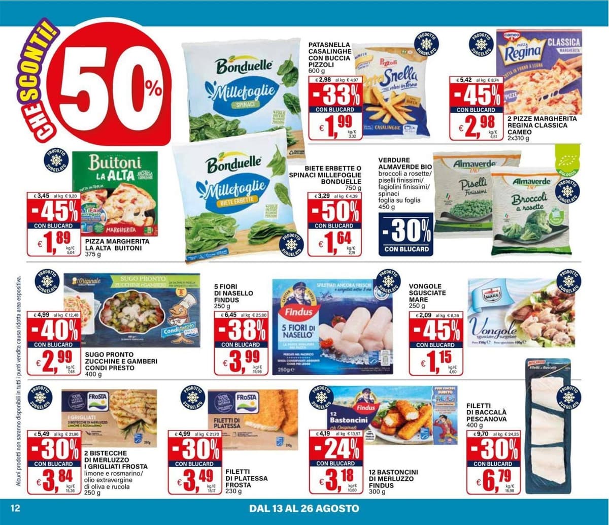 Pagina 12. del volantino Il Gigante - Sconti 30% 40% 50% dal 23/08/2026