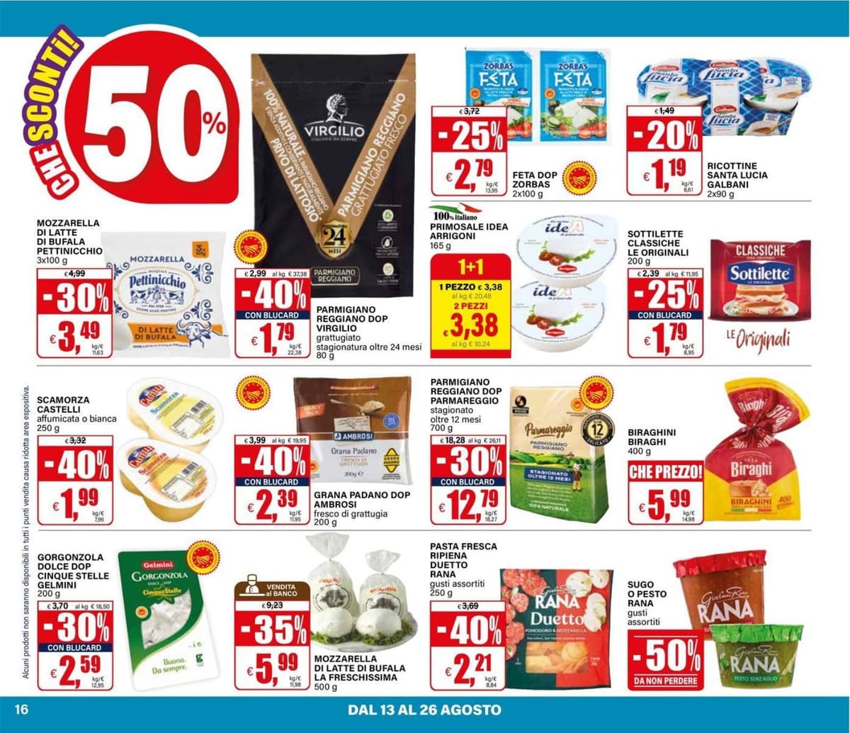 Pagina 16. del volantino Il Gigante - Sconti 30% 40% 50% dal 23/08/2026