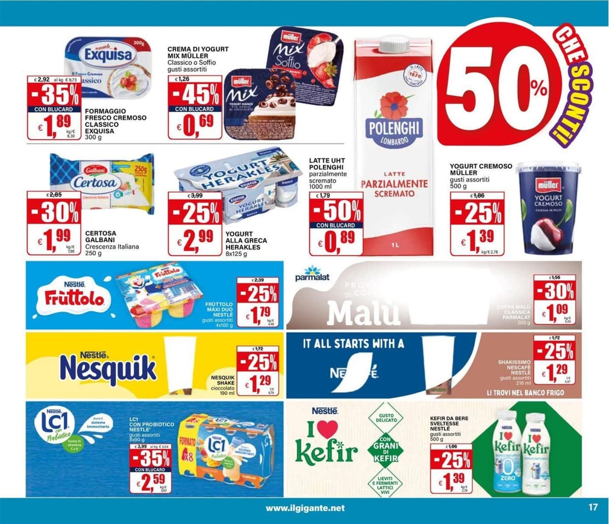 Pagina 17. del volantino Il Gigante - Sconti 30% 40% 50% dal 23/08/2026