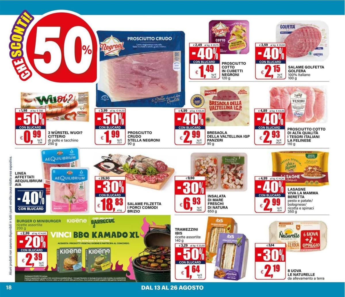 Pagina 18. del volantino Il Gigante - Sconti 30% 40% 50% dal 23/08/2026