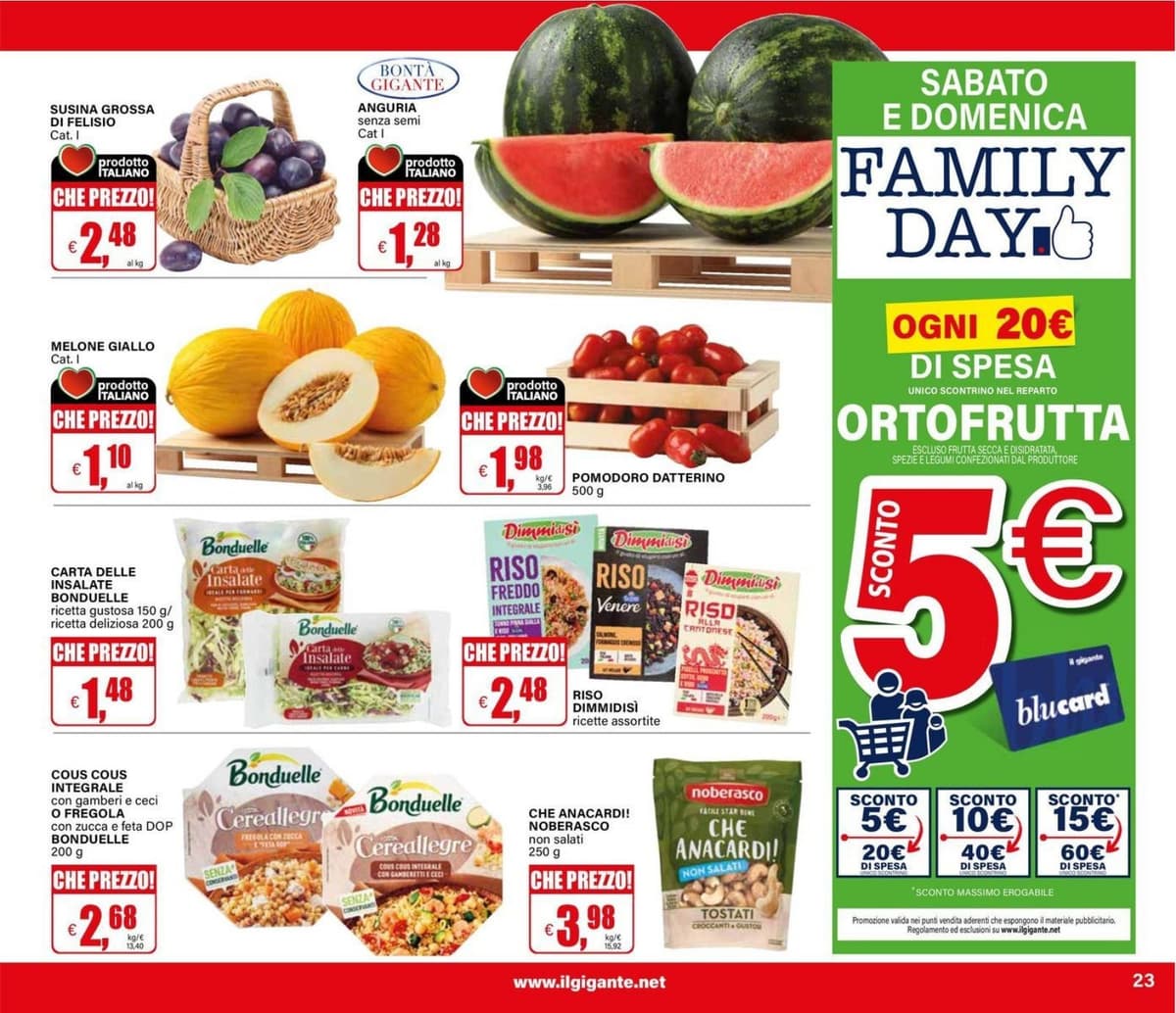 Pagina 23. del volantino Il Gigante - Sconti 30% 40% 50% dal 23/08/2026