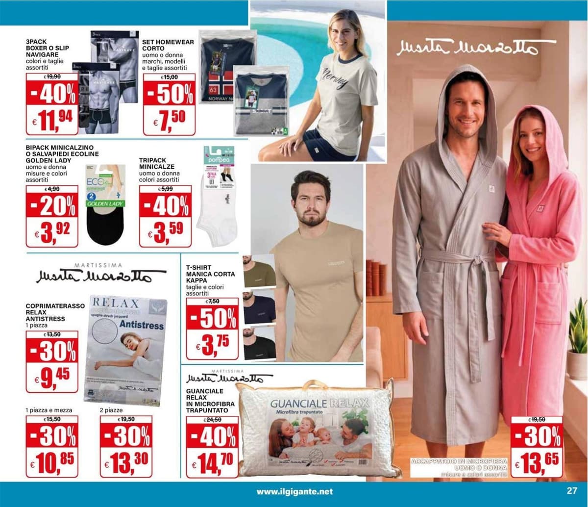 Pagina 27. del volantino Il Gigante - Sconti 30% 40% 50% dal 23/08/2026