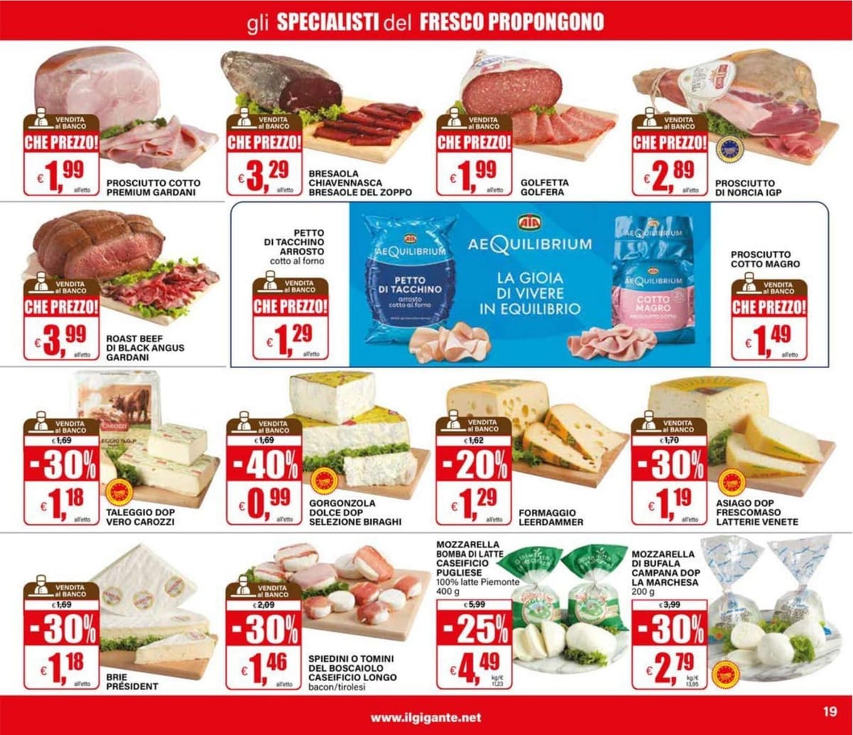 Pagina 19. del volantino Il Gigante - Uno e gratis dal 28/08/2026