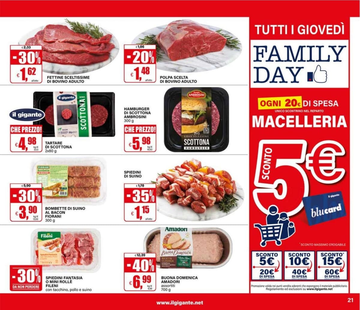 Pagina 21. del volantino Il Gigante - Uno e gratis dal 28/08/2026