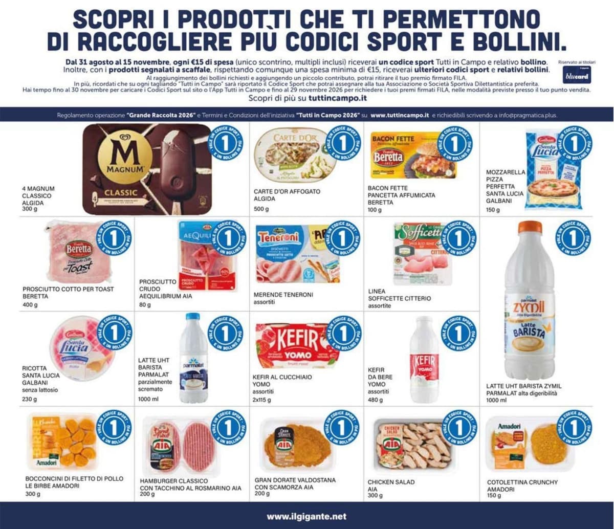 Pagina 31. del volantino Il Gigante - Uno e gratis dal 28/08/2026