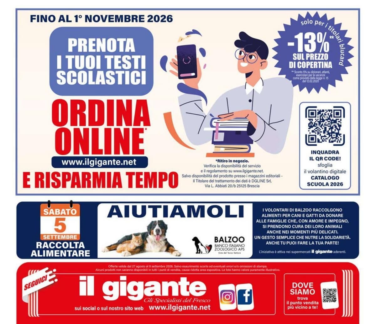 Pagina 32. del volantino Il Gigante - Uno e gratis dal 28/08/2026