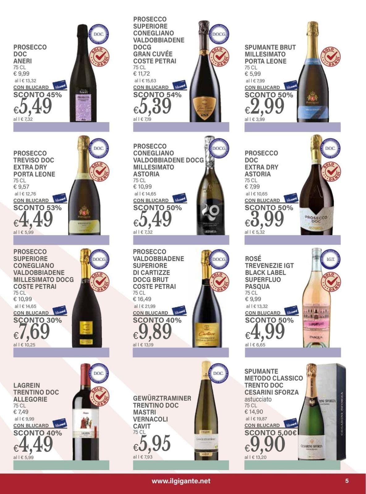 Pagina 5. del volantino Il Gigante - Festa del vino