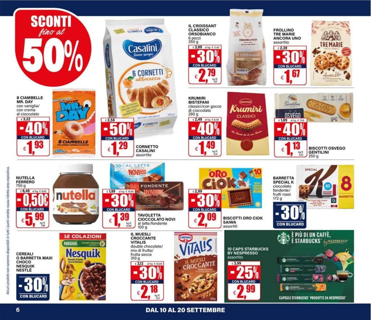 Pagina 6. del volantino Il Gigante - Grandi Marche