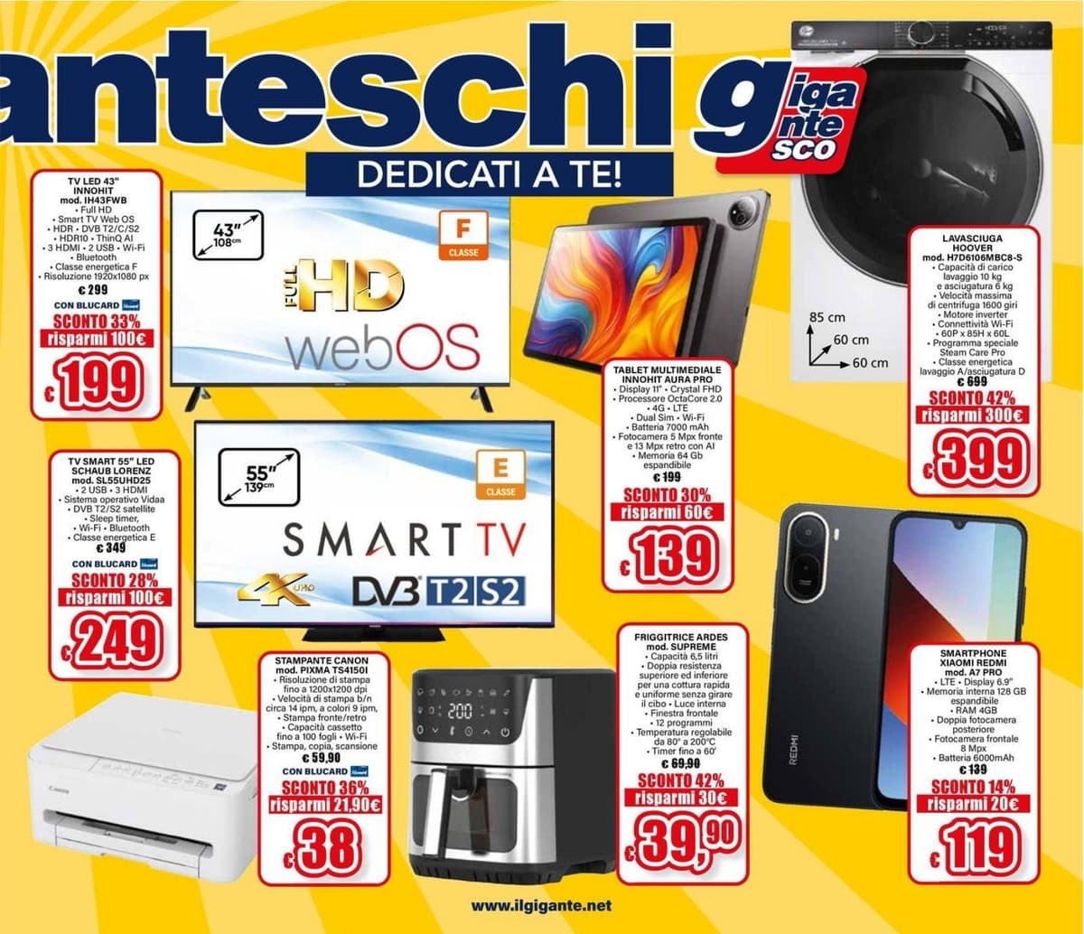 Pagina 7. del volantino Il Gigante - Sconti giganteschi