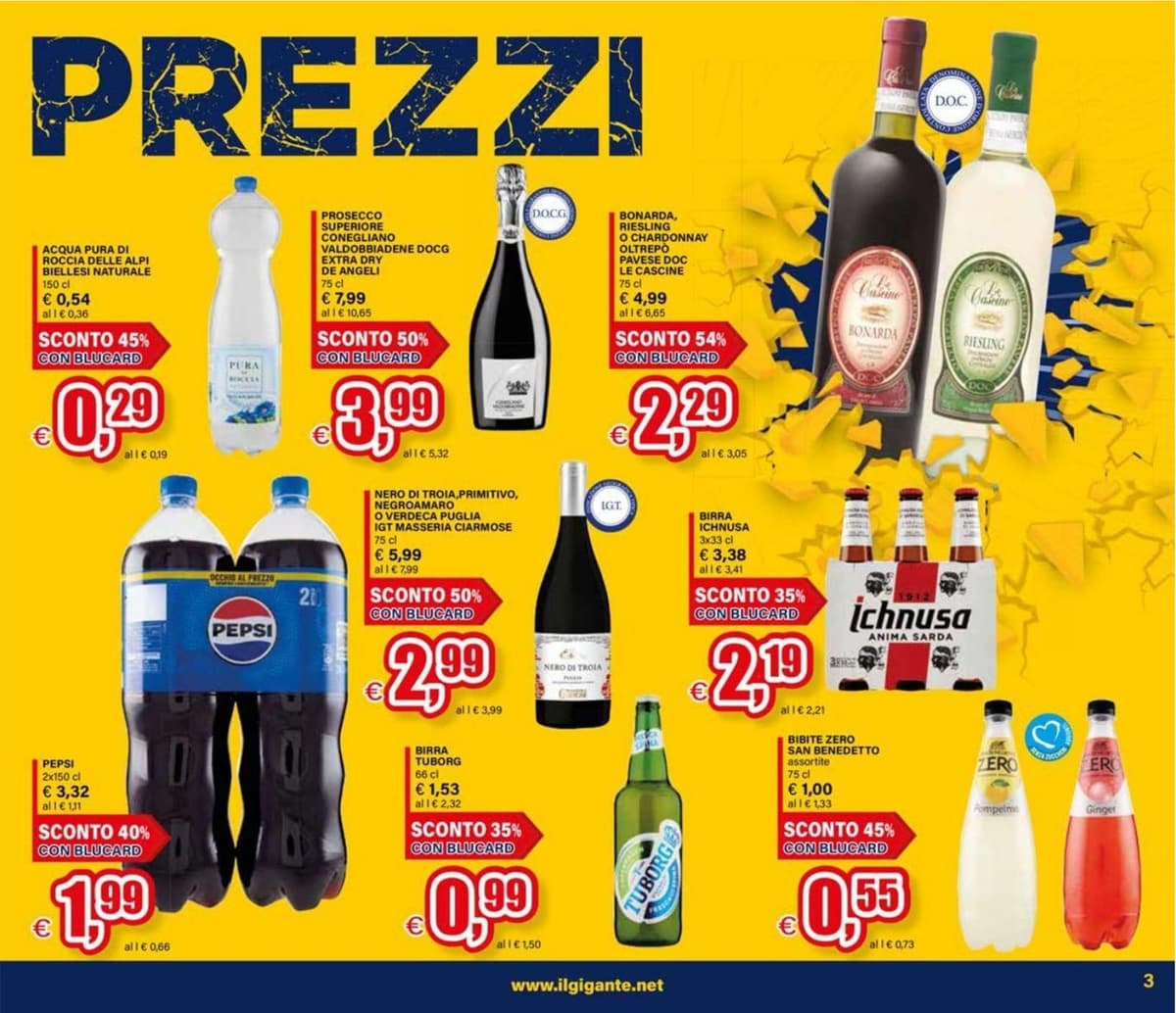 Pagina 3. del volantino Il Gigante - Spacca Prezzi